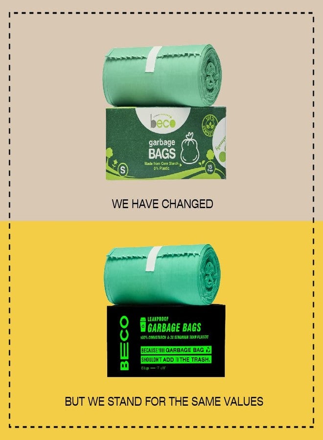 بيكو أكياس قمامة قابلة للتحلل الحيوي من بيكو، صديقة للبيئة، لصناديق القمامة | 60 قطعة | متوسطة الحجم 19 × 21 بوصة | عبوة من 4 قطع - Image 5